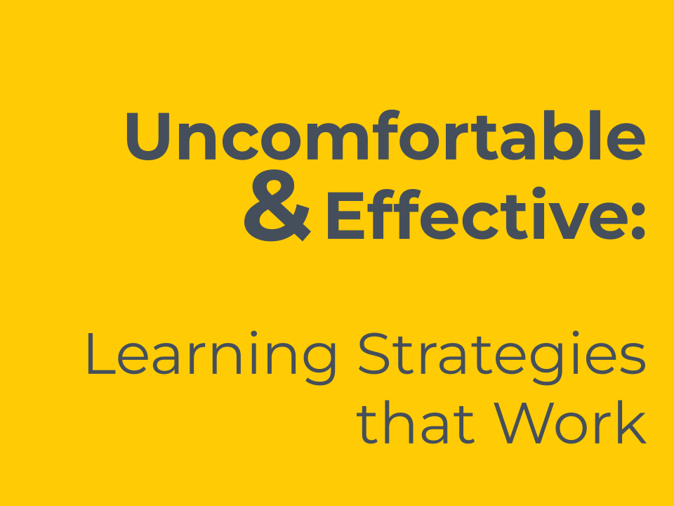 Slide deck thumbnail: Effective Learning Strategies